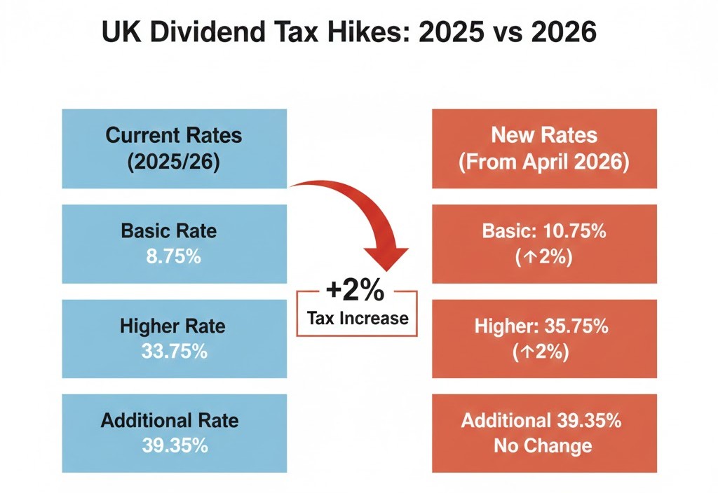 Dividend Tax Rate changes from April 2026